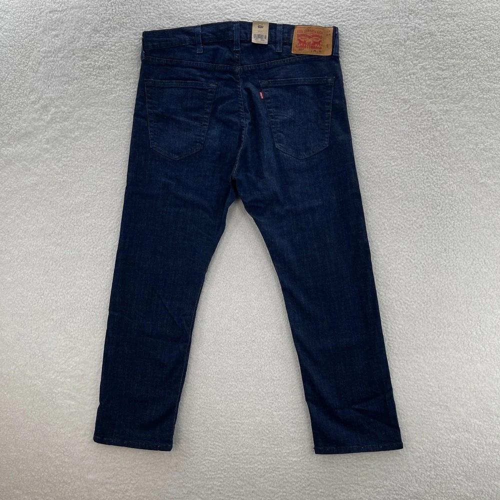 Levis 501 Jeans Mens 38x30 Blue Original Button Fly Dark Wash Grunge Cowboy 90s